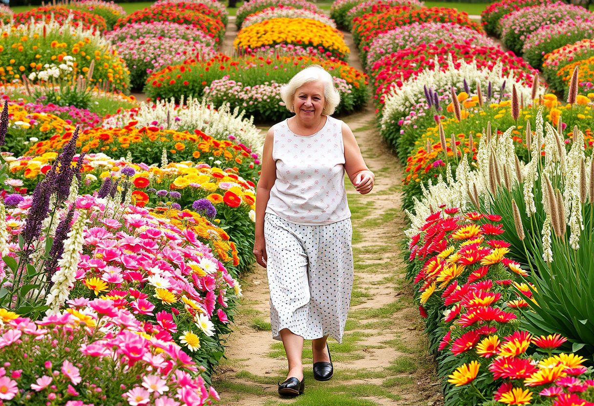 Il a créé un immense jardin pour sa femme aveugle