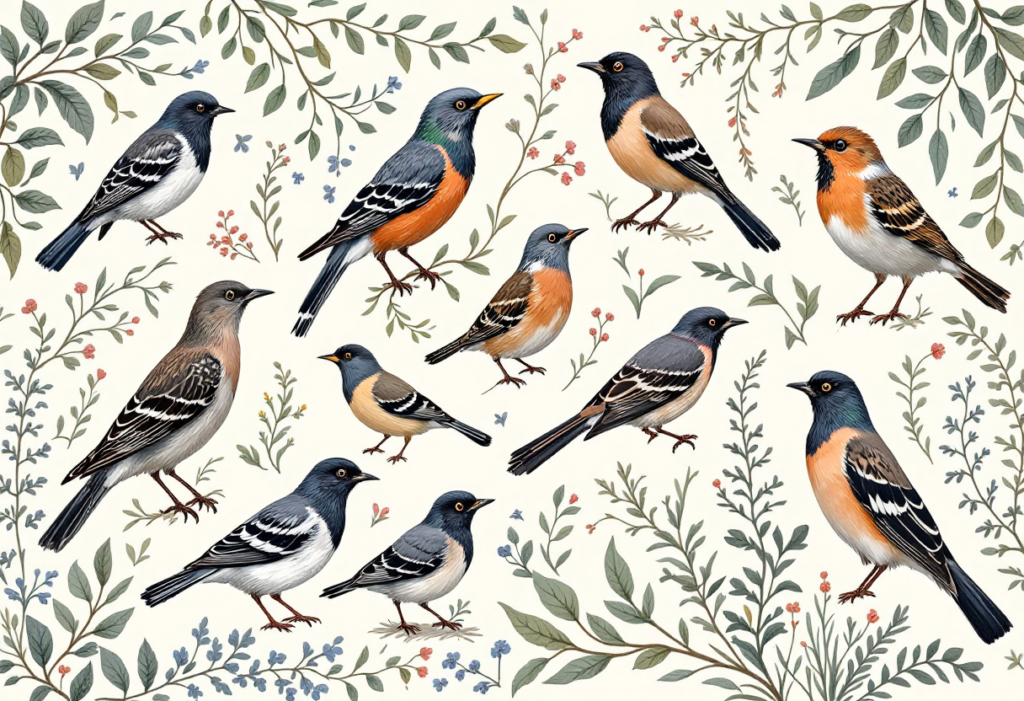 Les 20 espèces d'oiseaux les plus courantes dans les jardins français