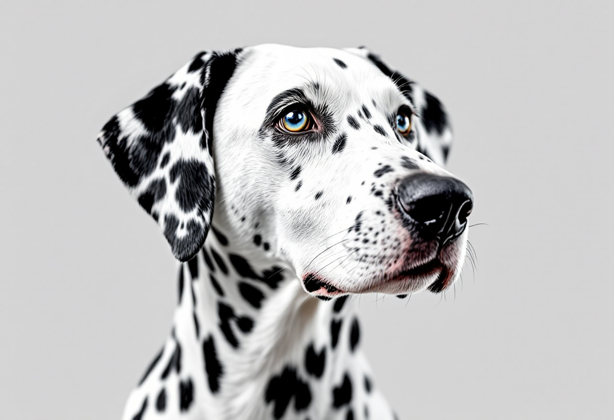 Découvrir la raison pour laquelle les chiots dalmatiens naissent blancs