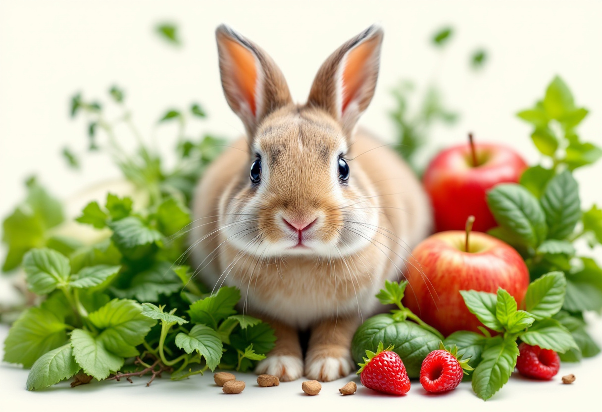 Guide Complet des Légumes, Fruits et Herbes pour l'Alimentation des Lapins