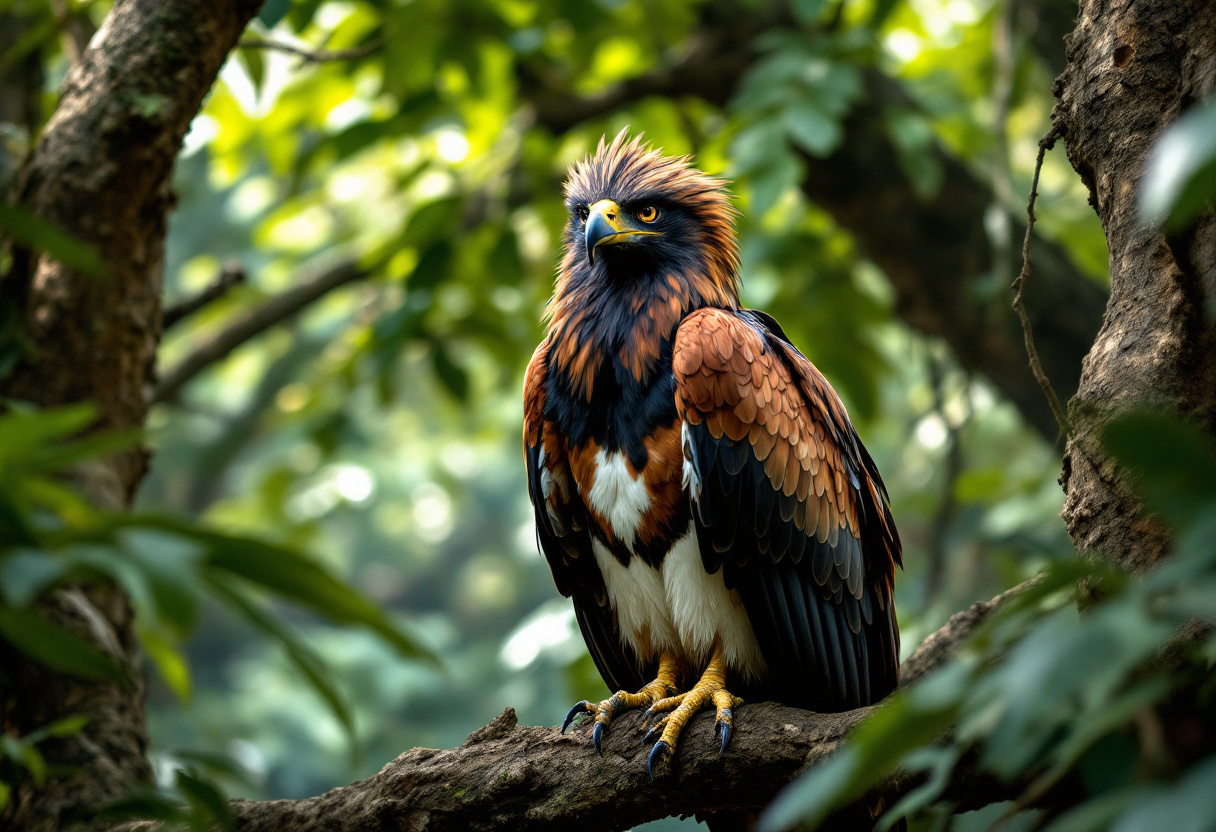 Tout savoir sur le majestueux aigle harpie