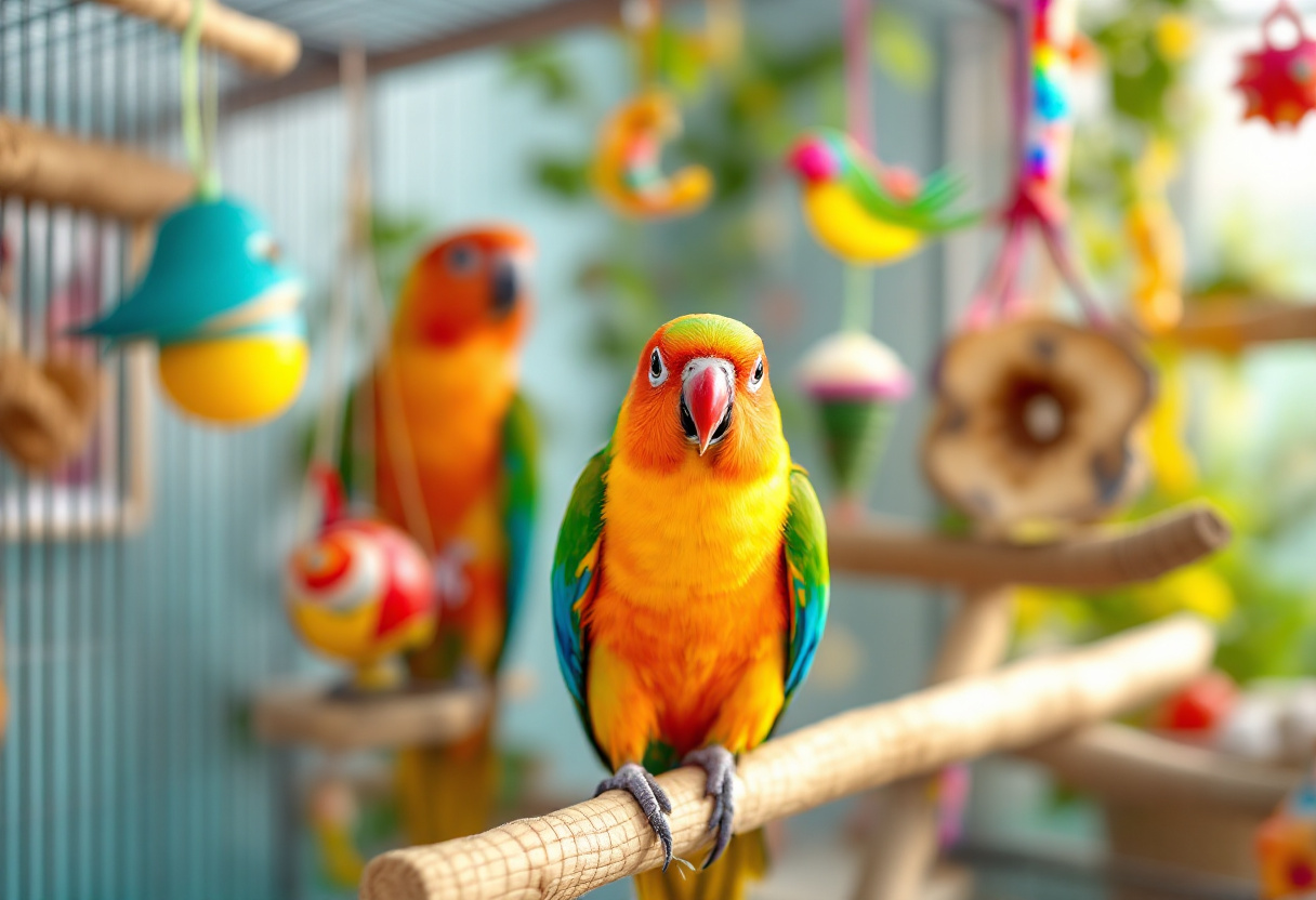Guide complet sur le Perroquet Conure Veuve : Soins, Habitat et Comportement
